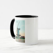 Aussicht auf die holländische Windmühle im Golden Tasse (Vorderseite Links)