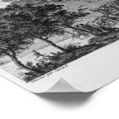 Aussicht auf die Hopital La Salpetriere Poster (Ecke)