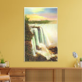 Aussicht auf die Horseshoe-Fälle von der Ziegenins Leinwanddruck (Insitu (Wohnzimmer))