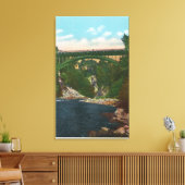 Aussicht auf die Hwy Bridge, Route 9 Leinwanddruck (Insitu (Wohnzimmer))