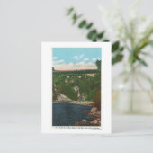 Aussicht auf die Hwy Bridge, Route 9 Postkarte (Stehend Vorderseite)