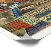 Aussicht auf die Innenstadt und das Stadtzentrum Poster (Ecke)