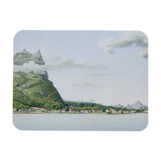 Aussicht auf die Insel Bora Bora, aus dem Auto "Re Magnet (Horizontal)