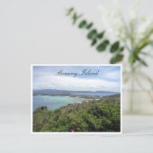 Aussicht auf die Insel Boracay Postkarte (Stehend Vorderseite)