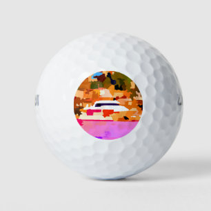 Aussicht auf die Insel Catalina von Jon Baran Golfball