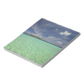 Aussicht auf die Insel Funadoo von Funadovilligill Notizblock (Rotiert)