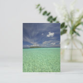 Aussicht auf die Insel Funadoo von Funadovilligill Postkarte (Stehend Vorderseite)