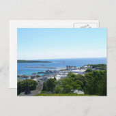 Aussicht auf die Insel Mackinac Postkarte (Vorne/Hinten)
