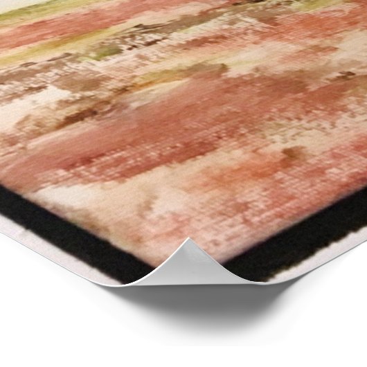 Aussicht auf die Insel Poster (Ecke)