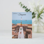 Aussicht auf die Insel Sansibar - Tansania Postkarte (Stehend Vorderseite)