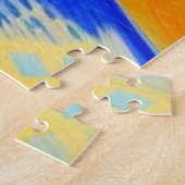 Aussicht auf die Insel Santorini Puzzle (Seite)