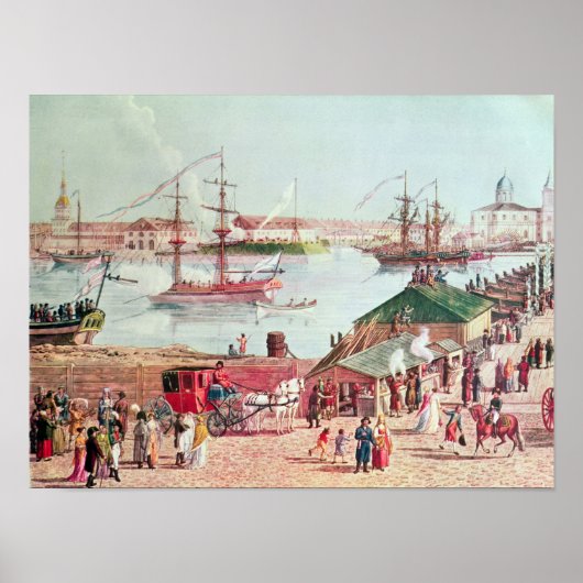 Aussicht auf die Isaac-Brücke Poster (Vorne)