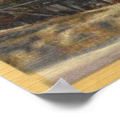 Aussicht auf die James W. Marshall Cabin Poster (Ecke)