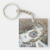 Aussicht auf die Kaaba, Masjid al-Haram, Mekka Schlüsselanhänger (Vorderseite)