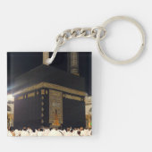 Aussicht auf die Kaaba, Masjid al-Haram, Mekka Schlüsselanhänger (Rückseite)