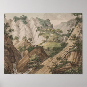 Aussicht auf die Kalkberge von Møn (1802 - 1803) Poster