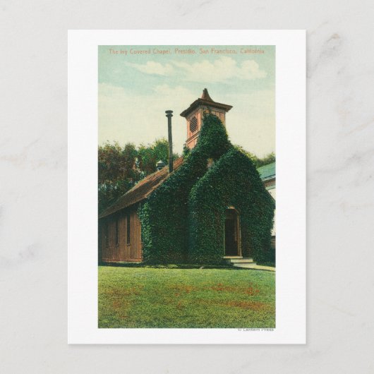 Aussicht auf die Kapelle von Ivy, Postkarte (Vorderseite)