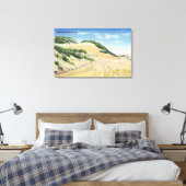 Aussicht auf die Kapuzenkühe und Dünen Leinwanddruck (Insitu (Schlafzimmer))