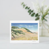 Aussicht auf die Kapuzenkühe und Dünen Postkarte (Stehend Vorderseite)