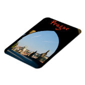Aussicht auf die Karlsbrücke in Prag - Tschechien  Magnet (Linke Seite)