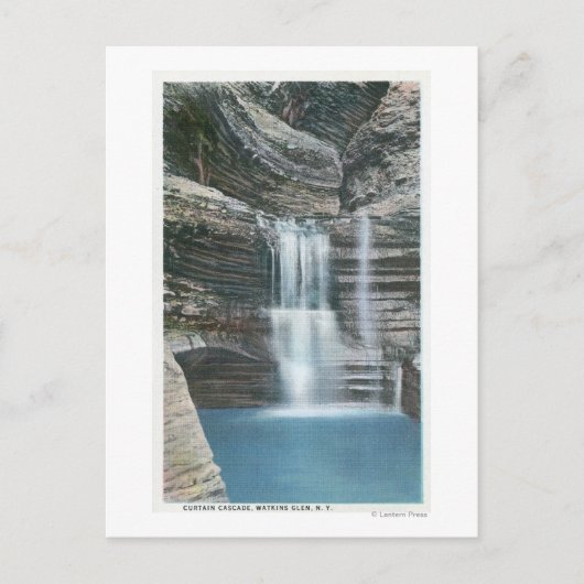 Aussicht auf die Kaskade Postkarte (Vorderseite)
