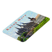 Aussicht auf die Kathedrale St. Barbara in Kutná H Magnet (Linke Seite)