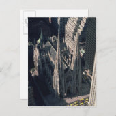 Aussicht auf die Kathedrale St. Patrick Postkarte (Vorne/Hinten)