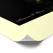 Aussicht auf die Kathedrale von Gaudi Poster (Ecke)