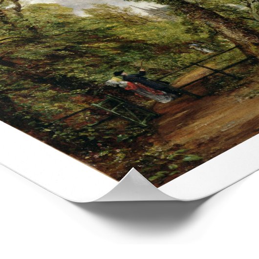 Aussicht auf die Kathedrale von Salisbury aus der Poster (Ecke)