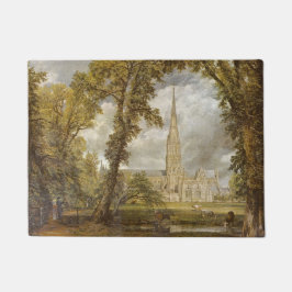 Aussicht auf die Kathedrale von Salisbury (englisc Fußmatte