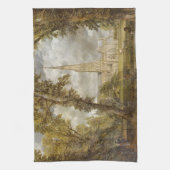 Aussicht auf die Kathedrale von Salisbury (englisc Geschirrtuch (Vertikal)