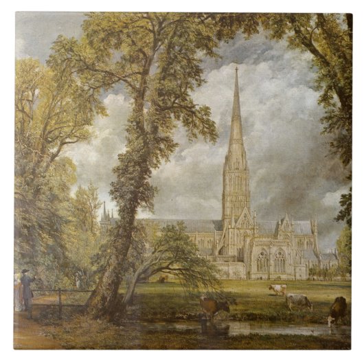 Aussicht auf die Kathedrale von Salisbury (von Joh Fliese (Vorderseite)