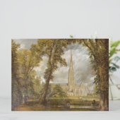 Aussicht auf die Kathedrale von Salisbury (von Joh Karte (Stehend Vorderseite)
