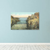 Aussicht auf die Kieselbucht Leinwanddruck (Insitu (Holzboden))