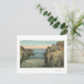 Aussicht auf die Kieselbucht Postkarte (Stehend Vorderseite)