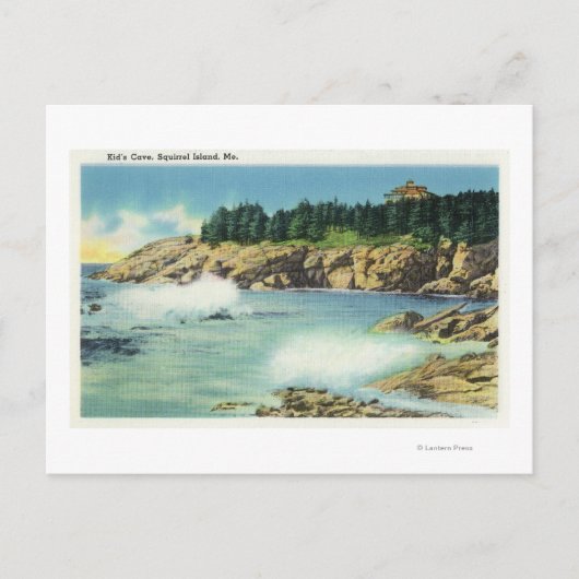 Aussicht auf die Kinderhöhle auf der Eichhörncheni Postkarte (Vorderseite)