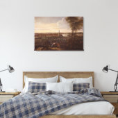 Aussicht auf die Kirche des Heiligen Geistes Leinwanddruck (Insitu (Schlafzimmer))