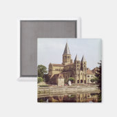 Aussicht auf die Kirche Notre-Dame Magnet (Vorderseite/Rückseite)