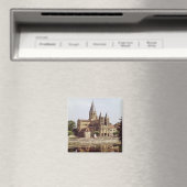 Aussicht auf die Kirche Notre-Dame Magnet (In Situ (Geschirrspüler))