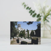 Aussicht auf die Kirche Saint-Honoratus Postkarte (Stehend Vorderseite)