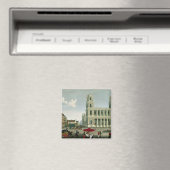 Aussicht auf die Kirche Saint-Sulpice Magnet (In Situ (Geschirrspüler))