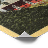 Aussicht auf die Kirche St. Anne (1856) Poster (Ecke)