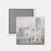 Aussicht auf die Kirche St. Bartholomäus Magnet (Vorderseite/Rückseite)