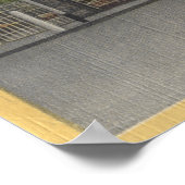 Aussicht auf die Kirche St. James Episcopal Poster (Ecke)