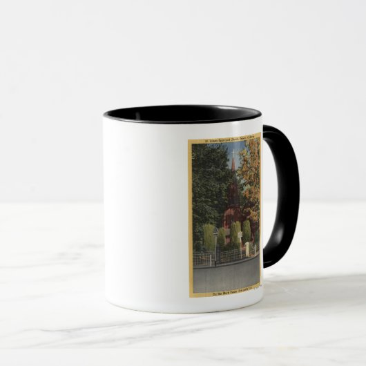 Aussicht auf die Kirche St. James Tasse (VorderseiteRechts)