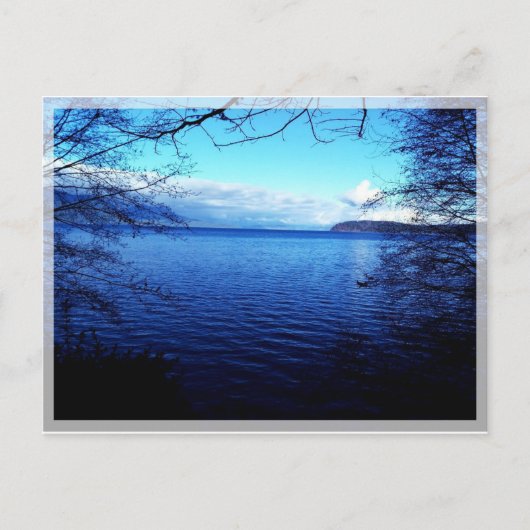 Aussicht auf die Kitsap Halbinsel, WA-Postkarte Postkarte (Vorderseite)