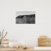 Aussicht auf die Königsinsel, Alaska-Foto Poster (Küche)
