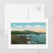 Aussicht auf die Küste nahe dem Hafen von Camden Postkarte (Vorne/Hinten)