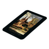 Aussicht auf die Lichfield-Kathedrale Magnet (Linke Seite)