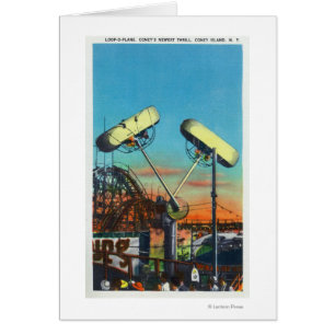 Aussicht auf die Loop-o-Flugzeug-Fahrt Nr. 1